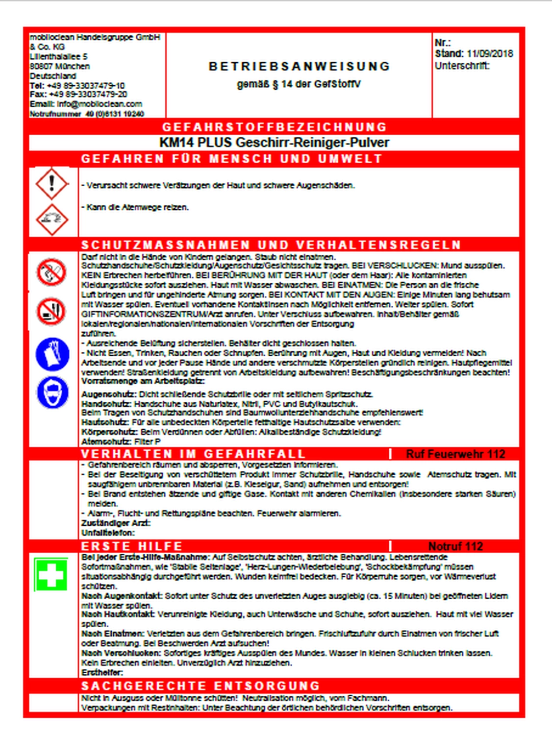 AGESI - Arbeitsschutz - Gesundheitsschutz - Sicherheitsberatung - Gefährdungsbeurteilung Schritte