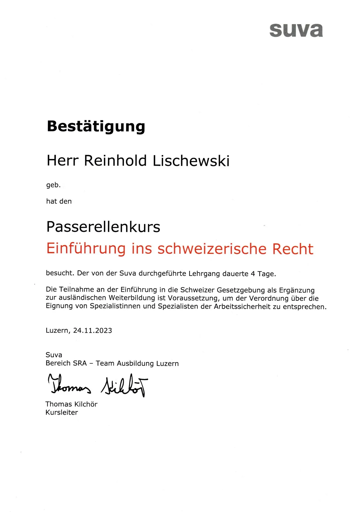 AGESI - Arbeitsschutz - Gesundheitsschutz - Sicherheitsberatung - Zertifikat